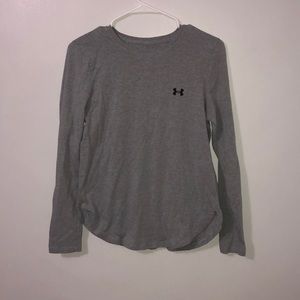 Grey under armor long sleeve t-shirt